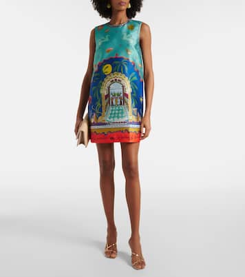 Robe Surrealist Summer imprimée | Alémais