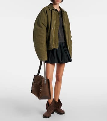 Bolso al hombro Loafer de ante | JW Anderson