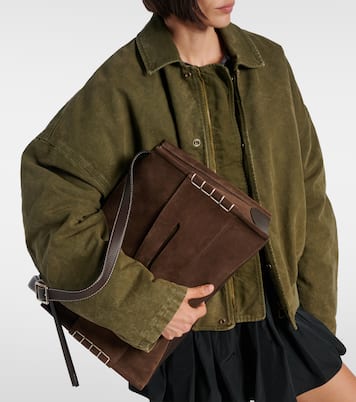 Bolso al hombro Loafer de ante | JW Anderson