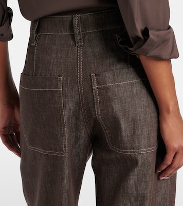 Mid-rise wide-leg jeans | Brunello Cucinelli