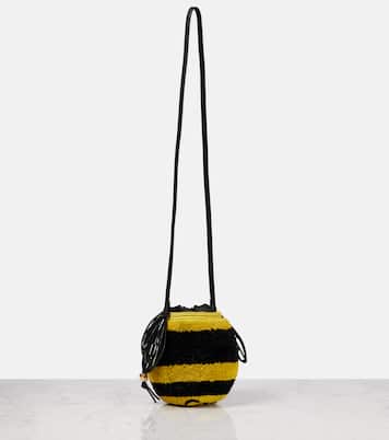 Paula's Ibiza - Borsa a tracolla Bee in rafia | Loewe