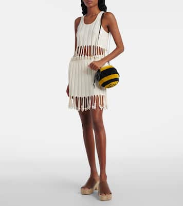 Paula's Ibiza - Borsa a tracolla Bee in rafia | Loewe