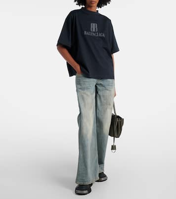 T-shirt en coton à logo | Balenciaga