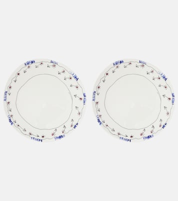 x Marni Anemone Milk set of 2 dinner plates | Serax