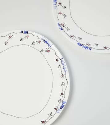 x Marni Anemone Milk set of 2 dinner plates | Serax