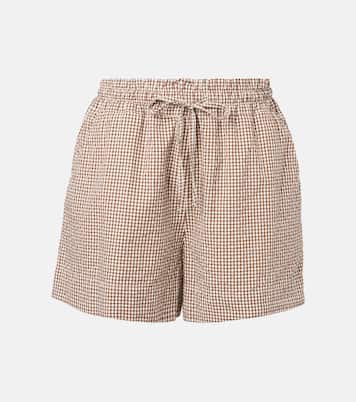 Shorts Tijana de sirsaca a cuadros | Veronica Beard