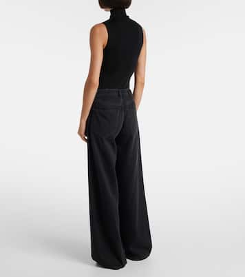 Helsinki high-rise wide-leg jeans | AG Jeans