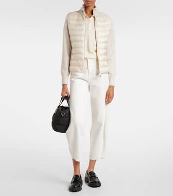 Cardigan imbottito in lana vergine | Moncler