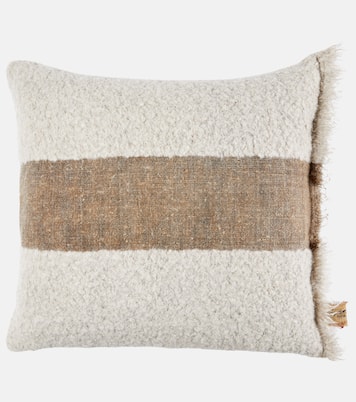 Coussin Cimide en alpaga et soie mélangés | The House of Lyria