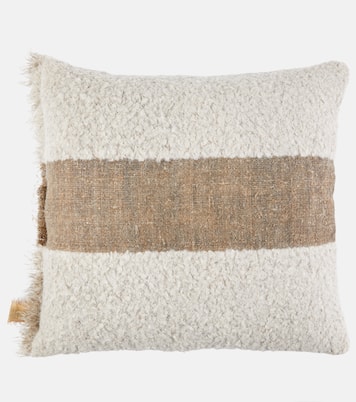 Coussin Cimide en alpaga et soie mélangés | The House of Lyria