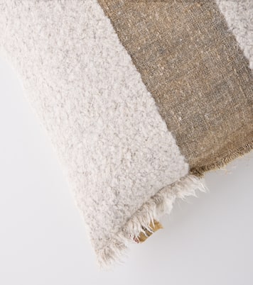 Coussin Cimide en alpaga et soie mélangés | The House of Lyria