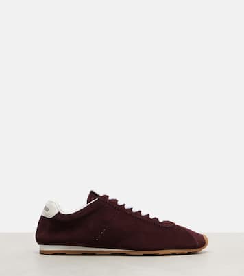 Sneakers Plume aus Veloursleder | Miu Miu