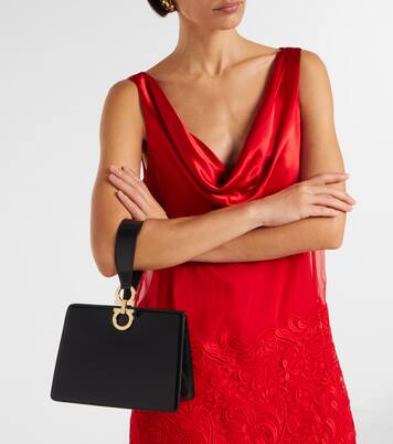 Small patent leather clutch | Ferragamo