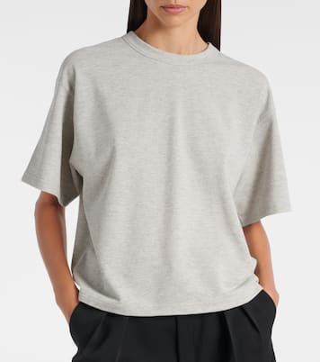 T-shirt Cassandre en coton mélangé  | Saint Laurent