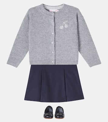 Bestickter Cardigan Judicael aus Kaschmir | Bonpoint