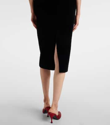 Velvet bustier dress | David Koma