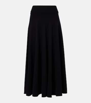 N°313 Twirl cashmere-blend maxi skirt | Extreme Cashmere