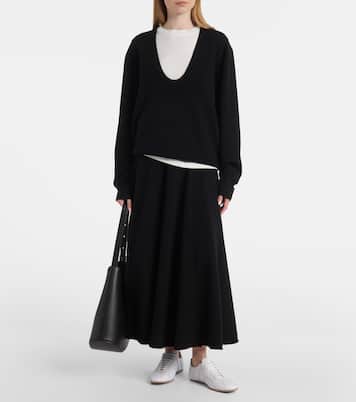 N°313 Twirl cashmere-blend maxi skirt | Extreme Cashmere