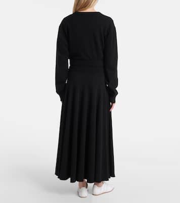 N°313 Twirl cashmere-blend maxi skirt | Extreme Cashmere
