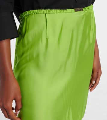 Falda midi con encaje | Gucci