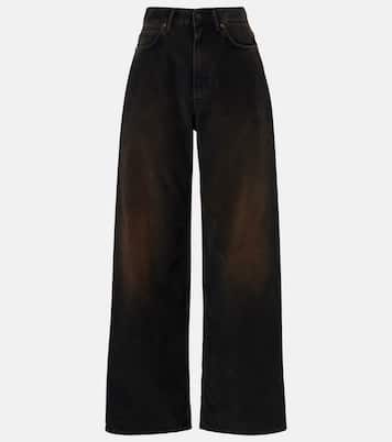 Jeans anchos de tiro medio | Acne Studios