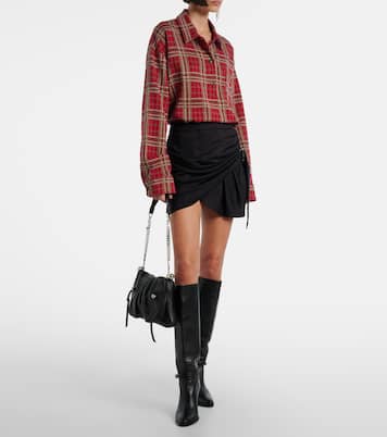 Rosaria draped virgin wool miniskirt | Isabel Marant