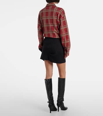 Rosaria draped virgin wool miniskirt | Isabel Marant