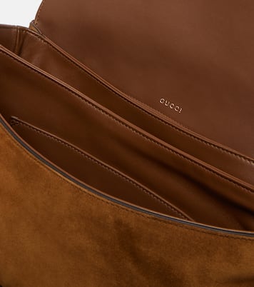 Sac Gucci Horsebit 1955 Large en daim | Gucci