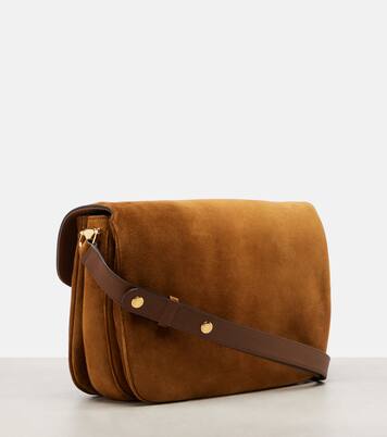 Sac Gucci Horsebit 1955 Large en daim | Gucci