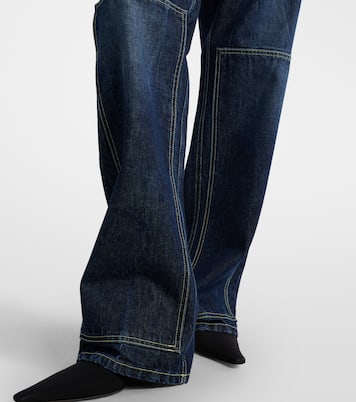 Cutout high-rise wide-leg jeans | Jean Paul Gaultier