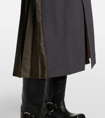 Paneled midi skirt | Sacai