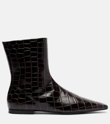 Botines de piel grabada | Toteme