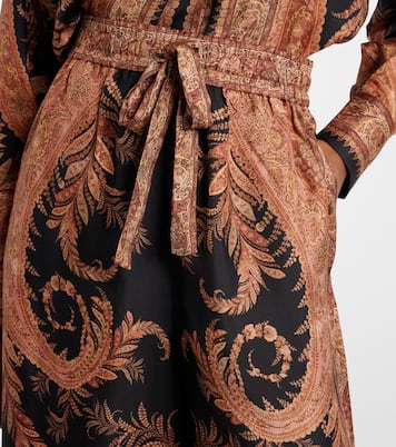 Hypnotic printed silk wide-leg pants | Zimmermann