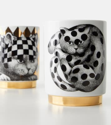High Fidelity porcelain scented candle | Fornasetti