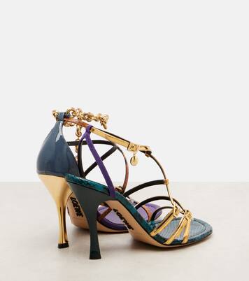 New Comic leather sandals | Loewe