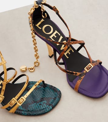 New Comic leather sandals | Loewe