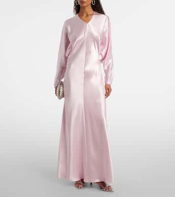 Naomie satin maxi dress | Fforme