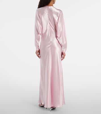 Naomie satin maxi dress | Fforme