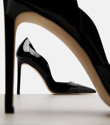 Brigitte 100 patent leather pumps | Jimmy Choo