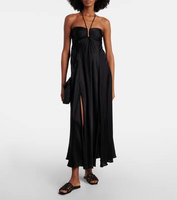 Vestido largo drapeado | Poupette St Barth