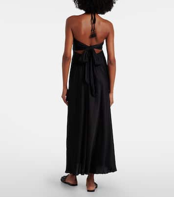 Vestido largo drapeado | Poupette St Barth