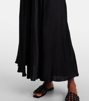 Vestido largo drapeado | Poupette St Barth