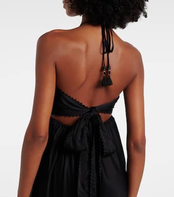Vestido largo drapeado | Poupette St Barth
