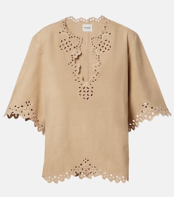 Shana embroidered cotton top | Marant Etoile