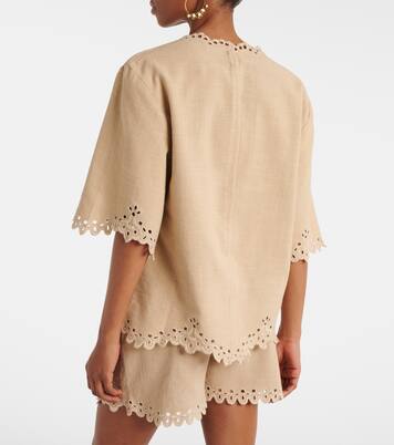 Shana embroidered cotton top | Marant Etoile