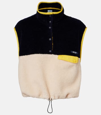 Cropped teddy vest | Prada