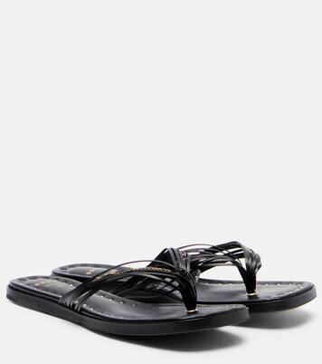 Leather thong sandals | Sacai
