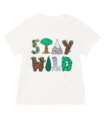 Baby - T-shirt Stay Wild in cotone | Stella McCartney Kids