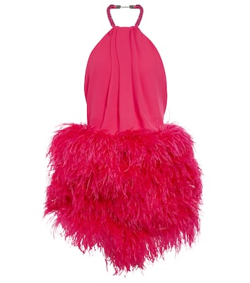Super Attico Rose embellished minidress | The Attico