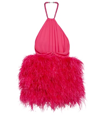 Super Attico Rose embellished minidress | The Attico